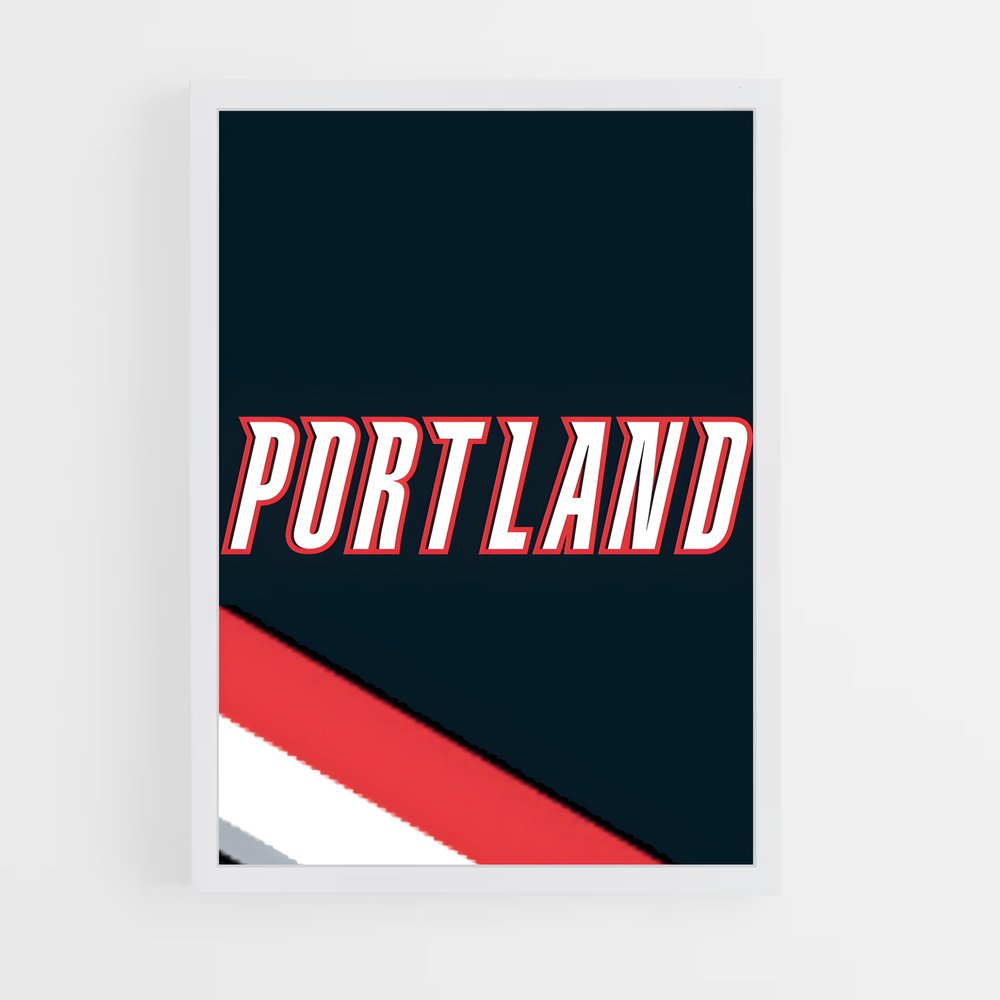 Poster Blazers Spirit – affiche Basketball (vue 3)